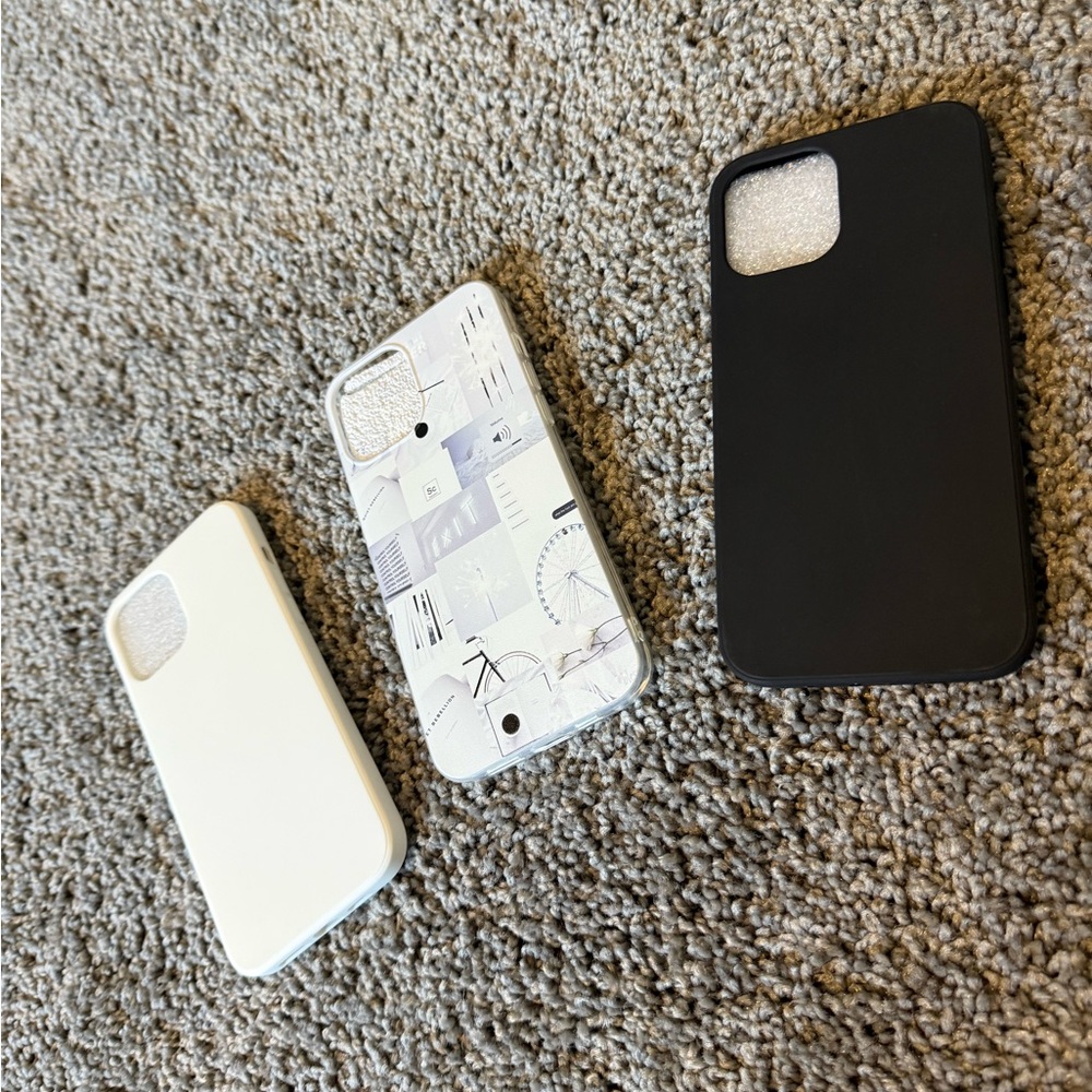 Stylish Black and White iPhone 12 Pro Max Cases